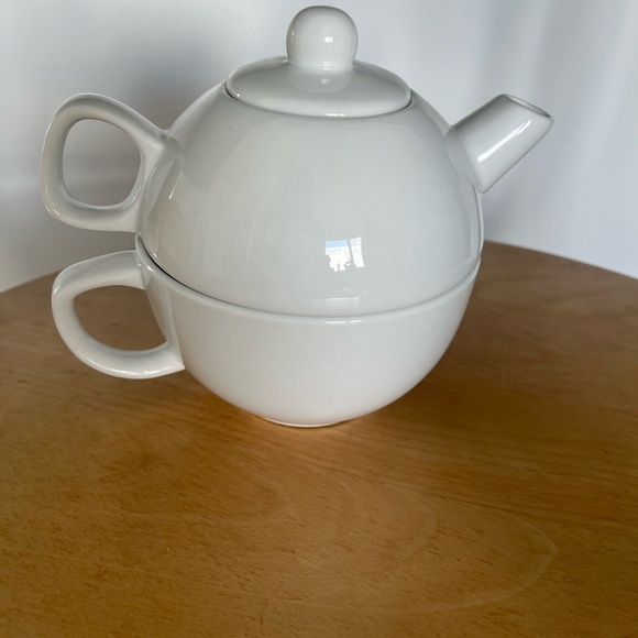 Lipton Teabar Tea Set Pot Cup Lid Rare Ceramic - Picture 4 of 9